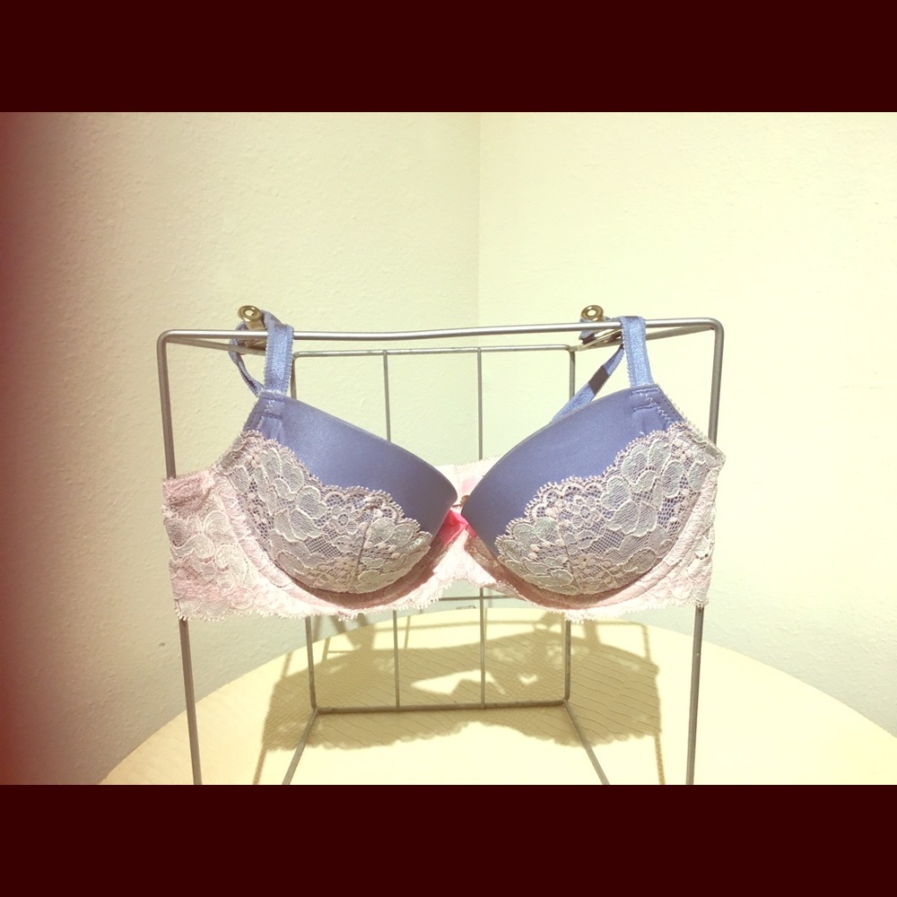 Victoria’s Secret lilac, pink push up bra